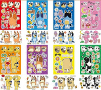 Bluey Make-a-Face Stickers Set