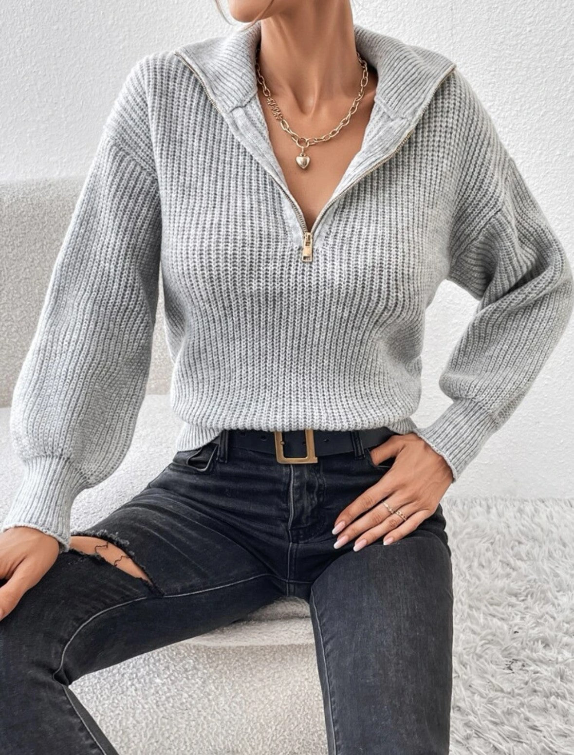 Sweater with Zip