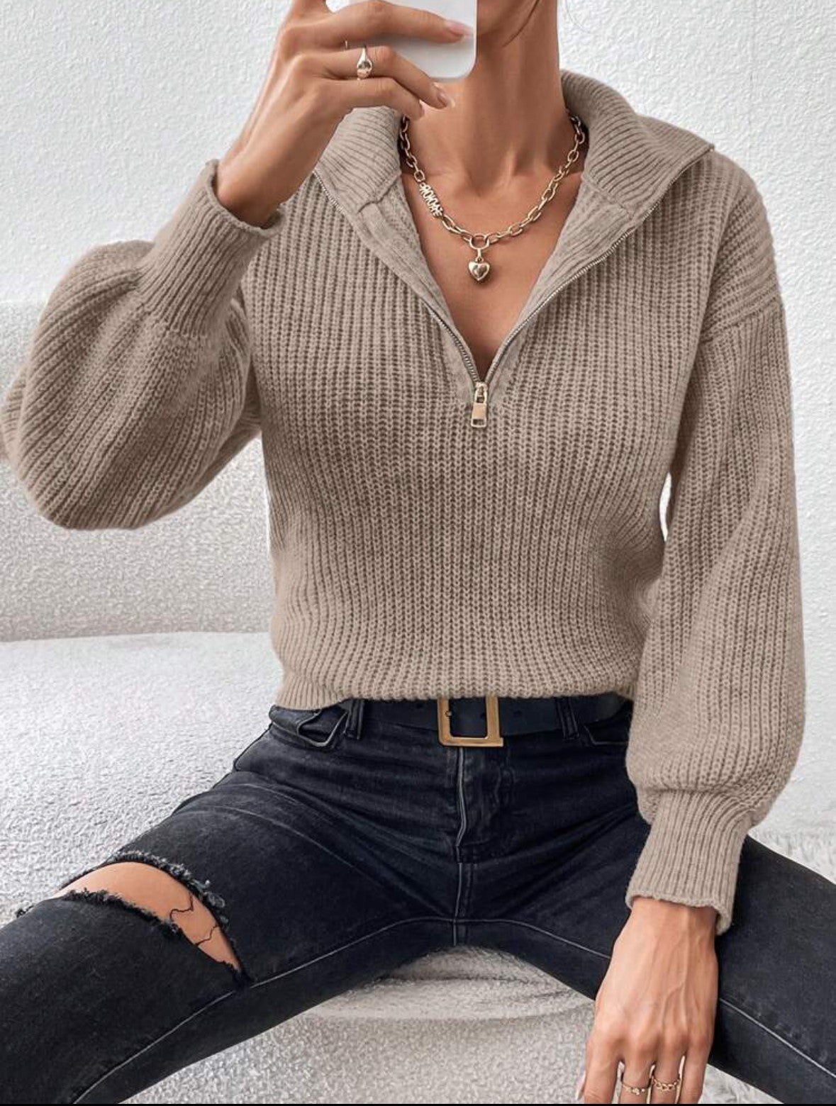 Sweater with Zip