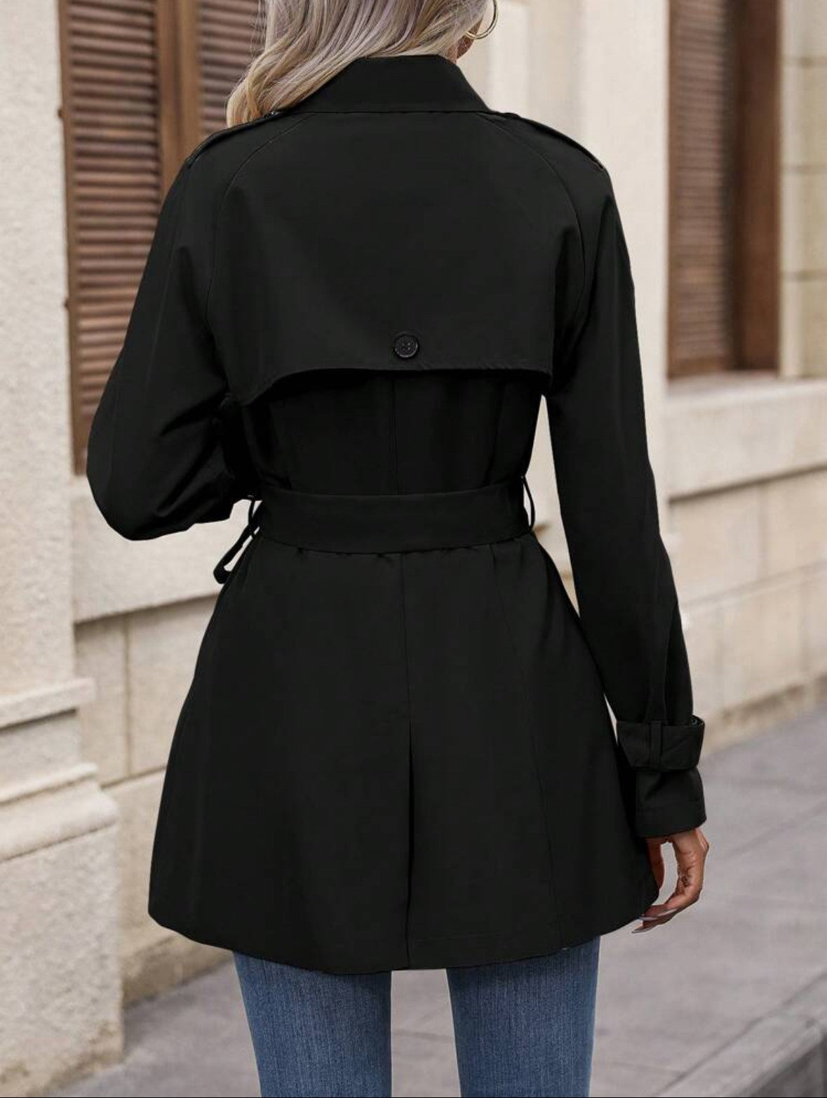 Double Breasted Trench Coat