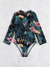 Tropical One-Piece Swimsuit