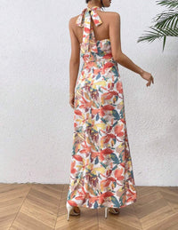 Floral Halterneck Dress