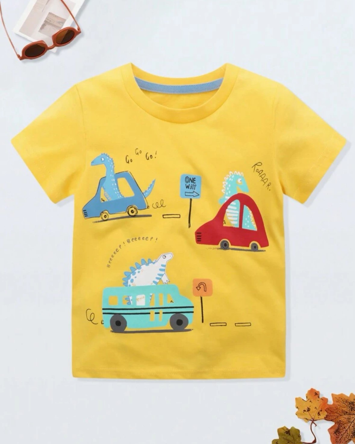 Dino Car Tee