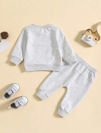 Grey Sweatshirt and Sweatpants