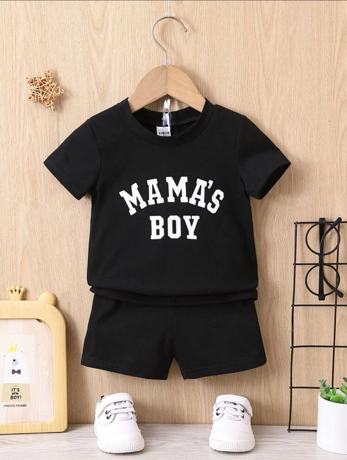 Mama’s Boy Tee and Shorts