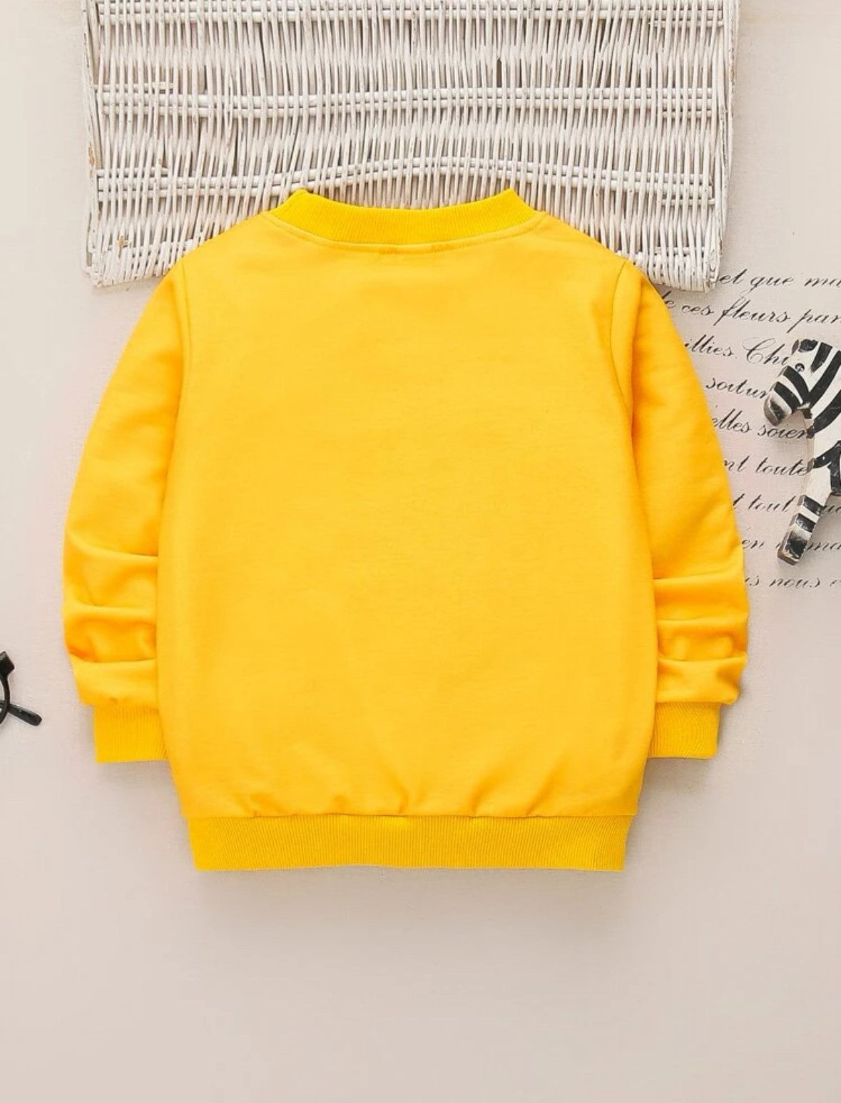 Yellow Dinosaur Sweatshir