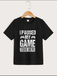 Black Gamer Tee