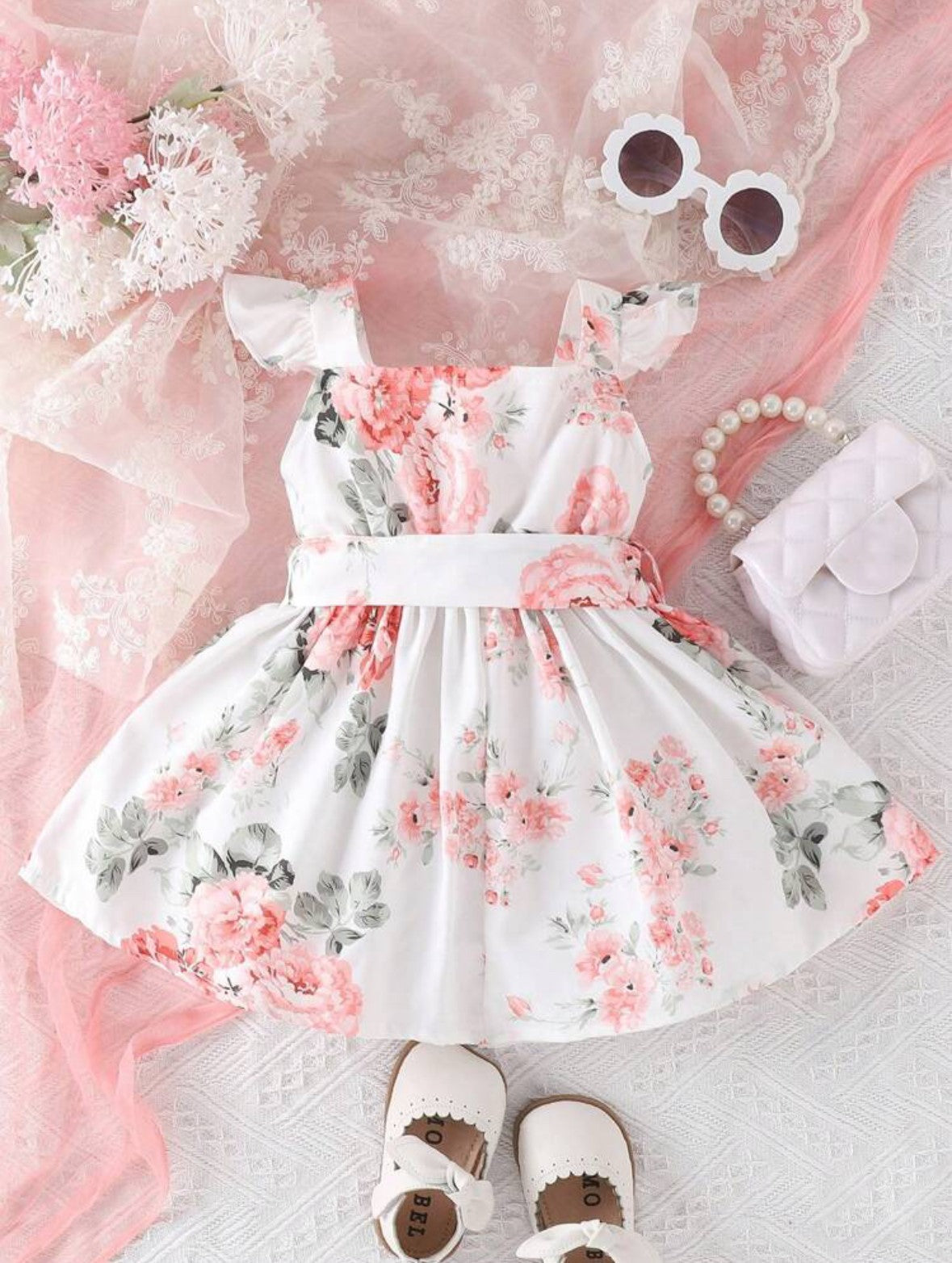 Baby Floral Print Cami Dress