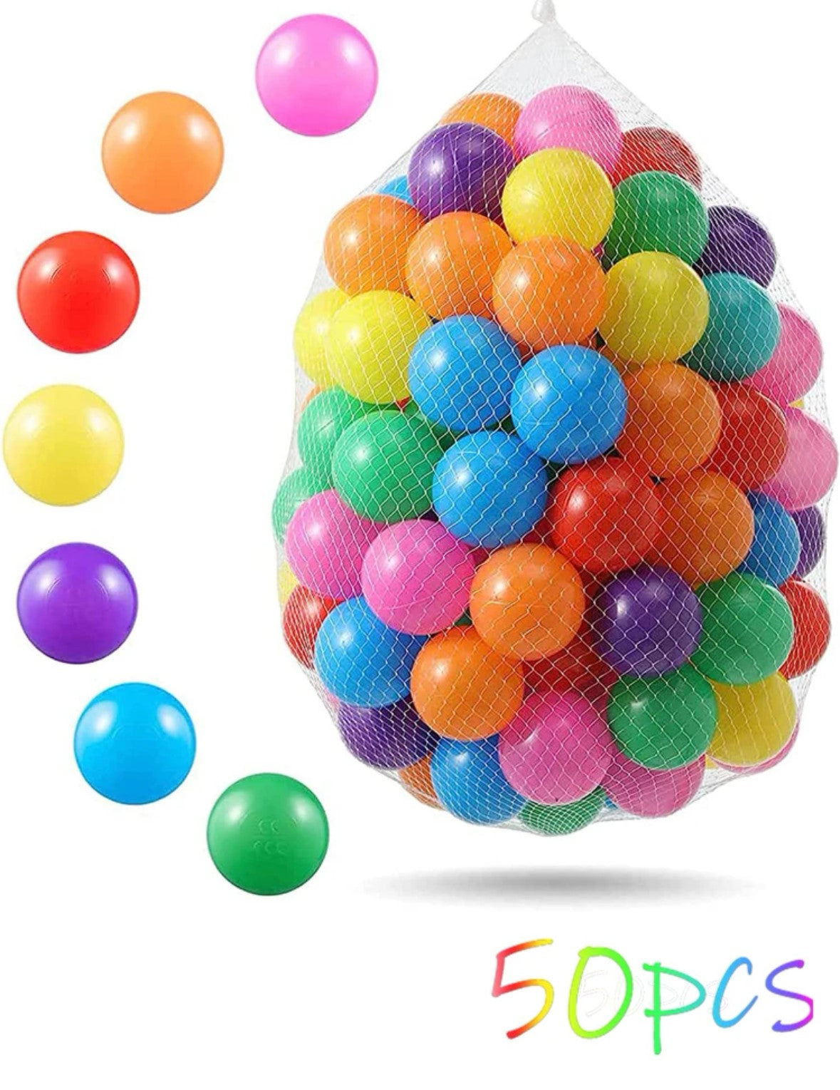 50pcs Plastic Balls