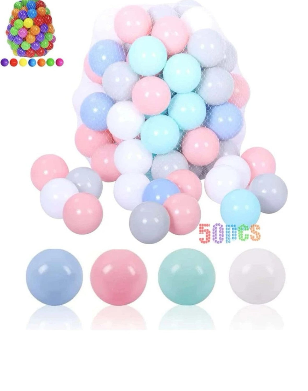 50pcs Plastic Balls