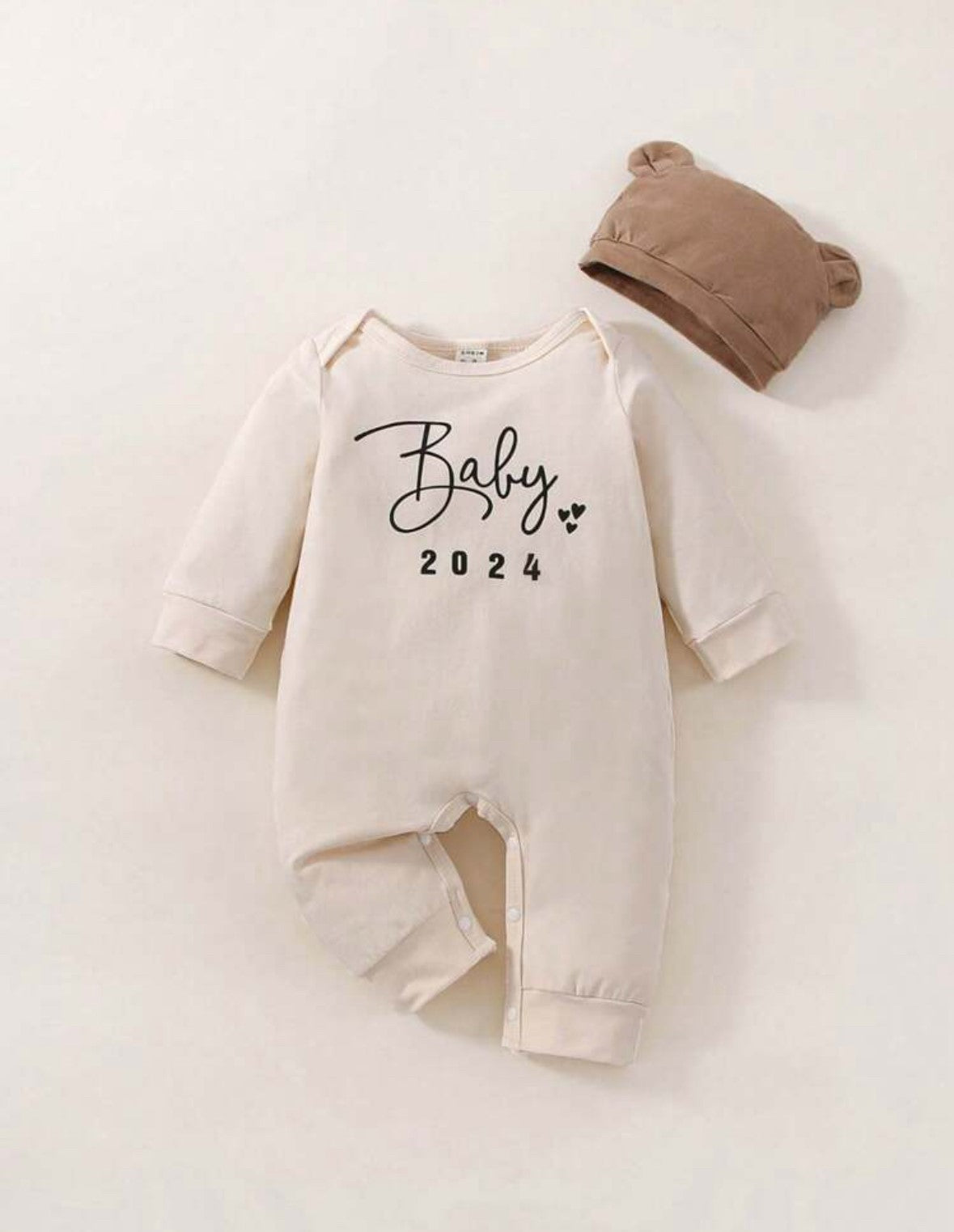 2024 Baby Onesie with Hat