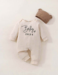 2024 Baby Onesie with Hat