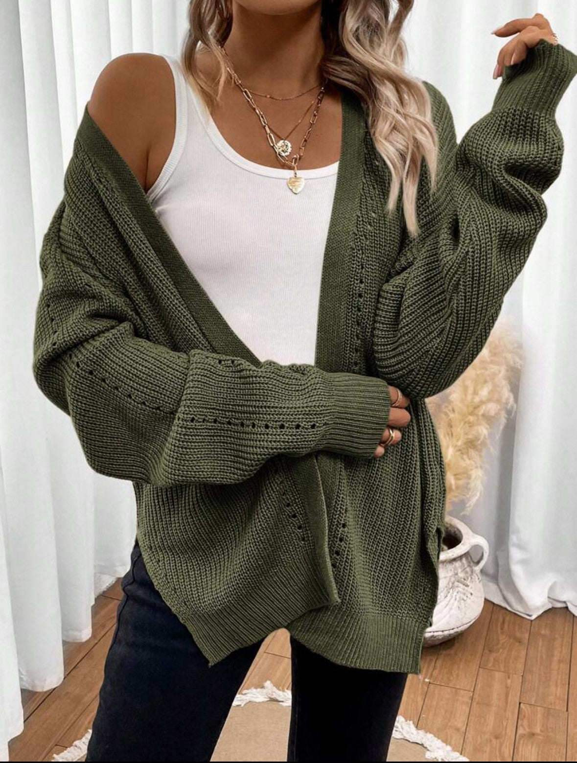 Open Front Cardigan