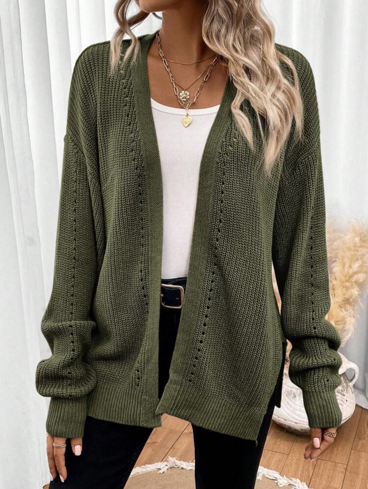 Open Front Cardigan