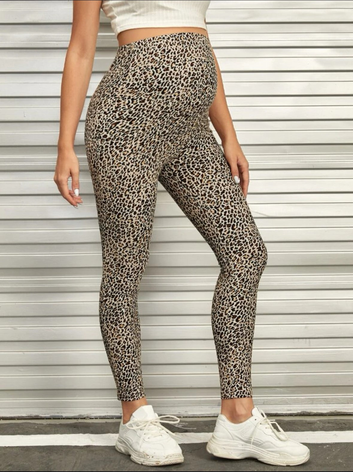 adidas Running leopard print leggings in grey | ASOS