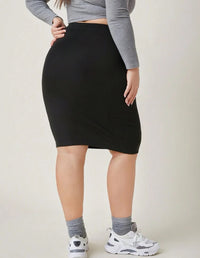 High Waisted Pencil Skirt